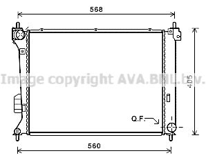 AVA QUALITY COOLING Radiators, Motora dzesēšanas sistēma HY2309